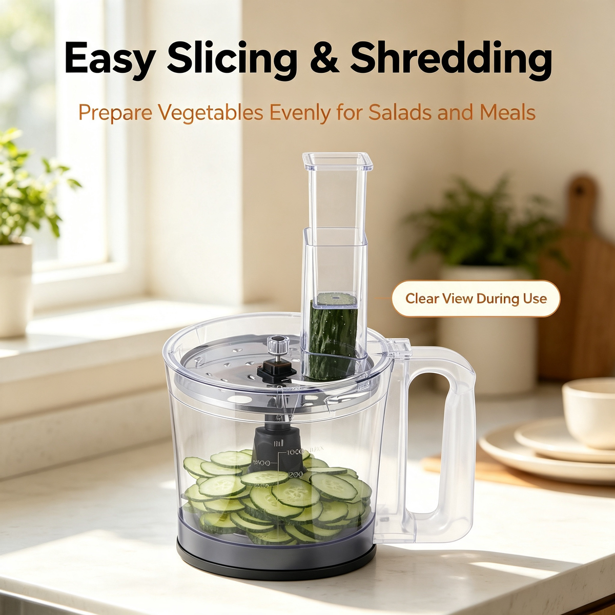 Multifunctional Food Processor And Blender Combo For Kitchen Food Prep