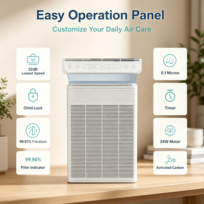 Large Room H13 HEPA Air Purifier