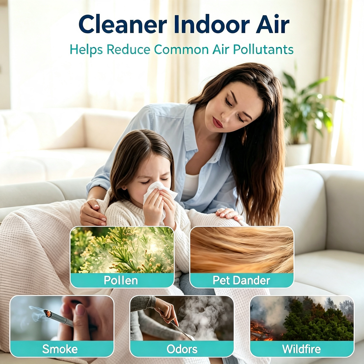 Large Room H13 HEPA Air Purifier