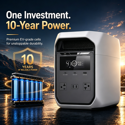 Large Capacity + Fast Charging = Endless Power, Anywhere, Anytime